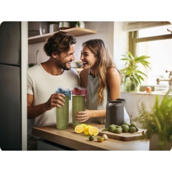 Blender ręczny kielichowy do koktajli 2 butelki smoothie 350W BD-752