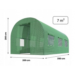 Folia zapasowa na tunel ogrodowy szklarnie 2x3,5m (7m2)