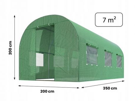 Folia zapasowa na tunel ogrodowy szklarnie 2x3,5m (7m2)