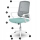 Fotel biurowy z mikrosiatki miękkie siedzisko Wizor różne kolory