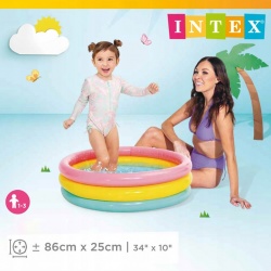 Brodzik dmuchany basenik 86 x 25cm z miękkim dnem INTEX 58924