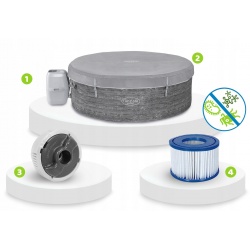 Dmuchane SPA Jacuzzi Lay-Z Budapest 6 osobowe Bestway 60179