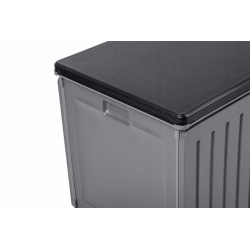 Skrzynia ogrodowa 270L tarasowa kufer 107 x 53 x 51 cm dwa kolory