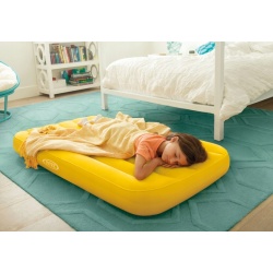 Materac welurowy dmuchany dla dzieci 157 x 88 x 18 cm INTEX 66803