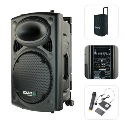 Mobilna kolumna Ibiza Sound PORT12UHF-BT moc 700W USB Bluetooth tuner FM