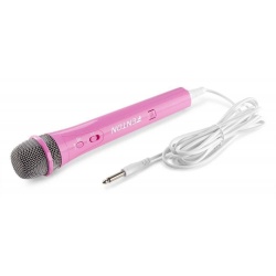 Mikrofon przewodowy do karaoke z oświetleniem LED RGB KMD55B