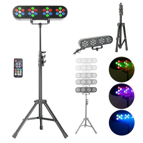 Efekt świetlny RGB LED PAR FUNLED ze statywem Party light&Sound