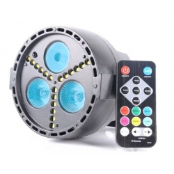 Reflektor LED PAR Ibiza PAR-MINI-STR 3x4W RGBW DMX pilot