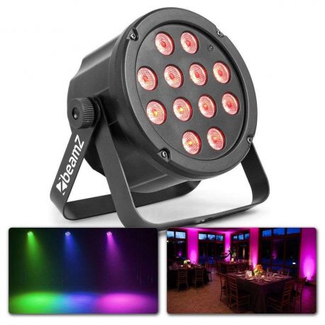 Reflektor LED PAR BeamZ SlimPar 35 sterowany DMX auto pilotem