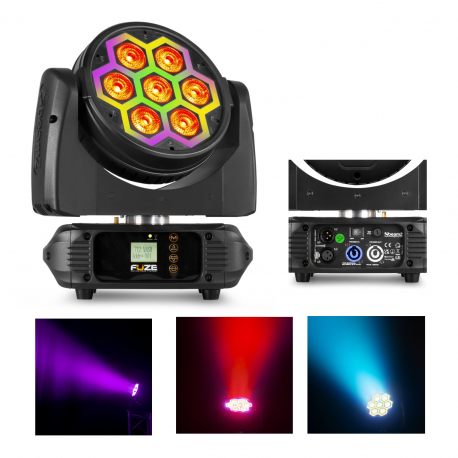 Głowa ruchoma Fuze712 z efektem LED SMD Beamz auto DMX