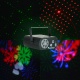 Laser dyskotekowy śnieżny RGB z LED i pilotem GOBO STROBO