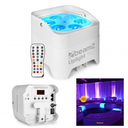 Oświetlacz Bateryjny LED BBP96S Uplight Par 6x12W RGBWA-UV z bezprzewodowym DMX
