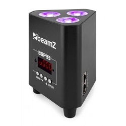 Oświetlacz Bateryjny BBP93 LED Uplight Par 3x10W RGBW 4-w-1