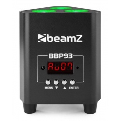 Oświetlacz Bateryjny BBP93 LED Uplight Par 3x10W RGBW 4-w-1