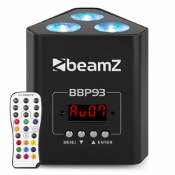 Oświetlacz Bateryjny BBP93 LED Uplight Par 3x10W RGBW 4-w-1
