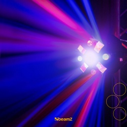 Efekt oświetleniowy LED MultiAce3 Beamz 3w1 Derby Ultrafiolet stroboskop