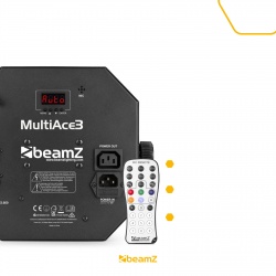Efekt oświetleniowy LED MultiAce3 Beamz 3w1 Derby Ultrafiolet stroboskop