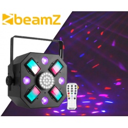 Efekt oświetleniowy LED MultiAce3 Beamz 3w1 Derby Ultrafiolet stroboskop