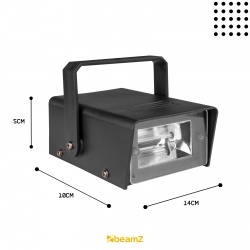 Mini stroboskop Beamz BMS50 25W kompaktowy imprezowy DJ