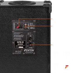 Zestaw nagłośnieniowy 2x kolumna 400W Fenton SPB-8