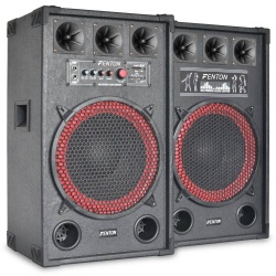 Aktywny zestaw nagłośnieniowy 800W Fenton SPB-12 PA mikrofon