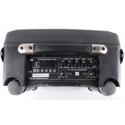Kolumna mobilna walizka Ibiza PORT85UHF-BT z mikrofonami