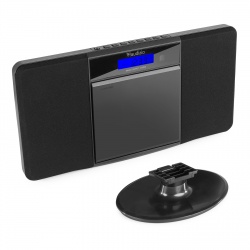 Miniwieża HIFI Nimes odtwarzacz CD tuner FM BT USB biała czarna