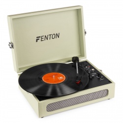 Gramofon w walizce RP118 Fenton wejście wyjście Bluetooth