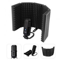 Mikrofon USB sPodcaster Go RELOOP Kabina akustyczna MRF30 Vonyx