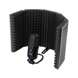 Mikrofon USB sPodcaster Go RELOOP Kabina akustyczna MRF30 Vonyx