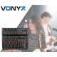 Mikser muzyczny 8-kanałowy REC BT DSP USB VM-KG08 Vonyx