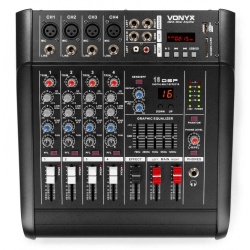 Powermikser 5-kanałowy DSP BT SD USB MP3 AM5A Vonyx