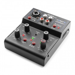 Mikser muzyczny 2-kanałowy USB VMM201 Vonyx Jack XLR