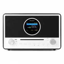Radio internetowe Lucca DAB+ FM odtwarzacz płyt CD czarne Audizio