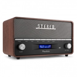 Przenośne radio stereo z budzikiem Audizio Corno DAB+ FM BT na baterie