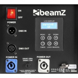 Wytwornica dymu pionowego BeamZ S2500 z LED efekt ognia