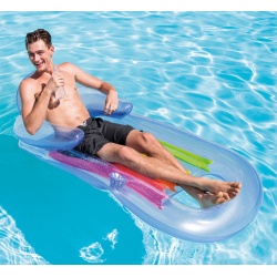 Materac do opalania i pływania z oparciem King Cool 160 x 85cm 58802 INTEX