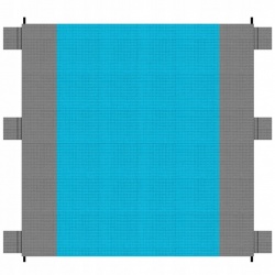 Koc Plażowy 208x208cm Piknikowy Duży Wodoodporny Mata do siedzenia