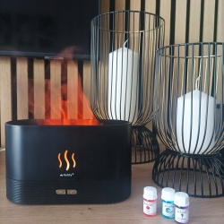 Dyfuzor zapachowy nawilżacz powietrza aromaterapia 180ml USB typu C