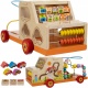 Sorter auto drewniane Klocki Samochód 7w1 Zabawka Edukacyjna dla Dzieci