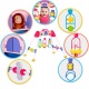 Pałąk interaktywny zabawka sensoryczna dla niemowląt na matę