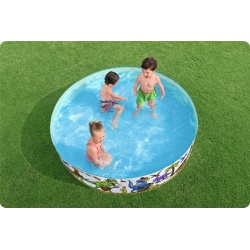 Basen 183 x 38cm Dinozaury dla dzieci rozporowy Bestway 55022