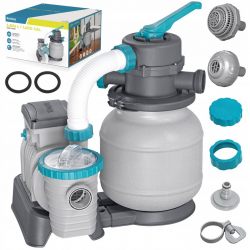 Pompa piaskowa Bestway 58497 do basenów 5678 litrów piasek 25kg