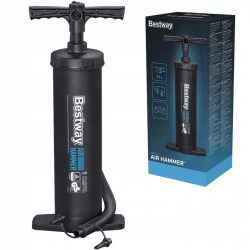 Pompka tłokowa ręczna 48 cm wąż końcówki Bestway 62030