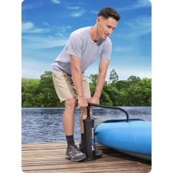 Pompka tłokowa ręczna 48 cm wąż końcówki Bestway 62030