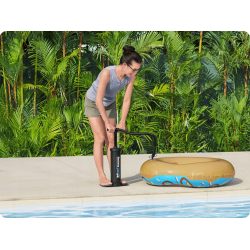 Pompka tłokowa ręczna 48 cm wąż końcówki Bestway 62030