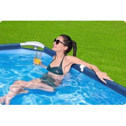 Basen prostokątny 400 x 211 x 81 cm prostokątny 15w1 Bestway 56405