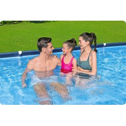 Basen prostokątny 400 x 211 x 81 cm prostokątny 15w1 Bestway 56405