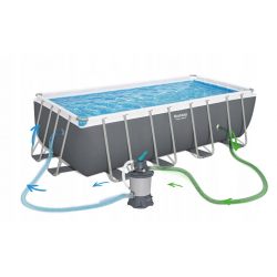 Basen ogrodowy 488 x 244 x 122 cm 12w1 Bestway 56671 prostokątny