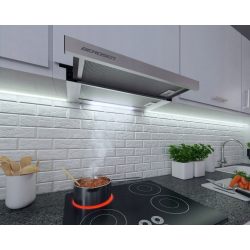 Okap kuchenny teleskopowy pod zabudowę 60 cm INOX Berdsen LED